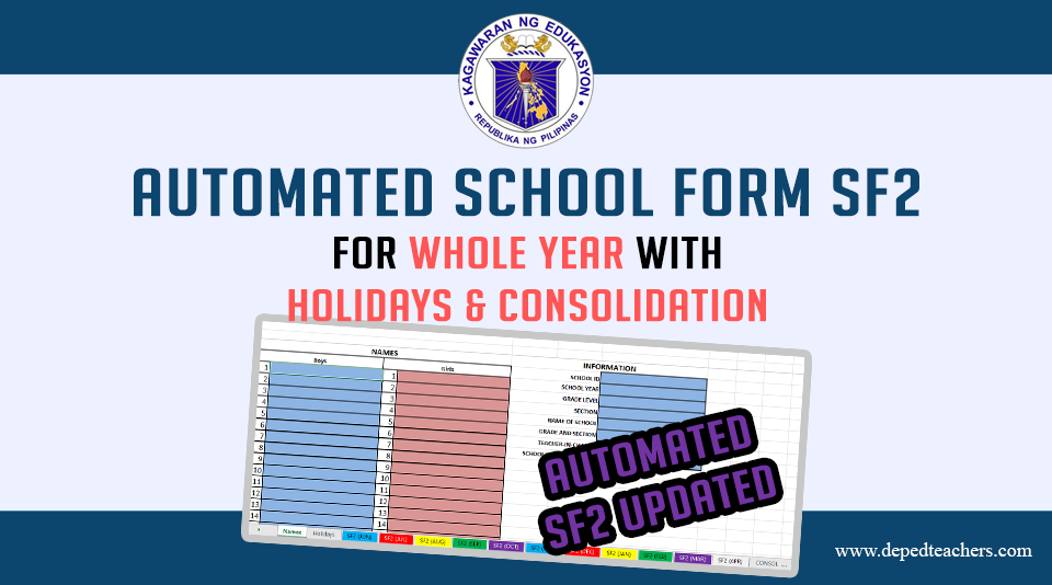 automated school form sf2 for whole year w holidays consolidation deped teachers club daily time in timeout attendance sheet