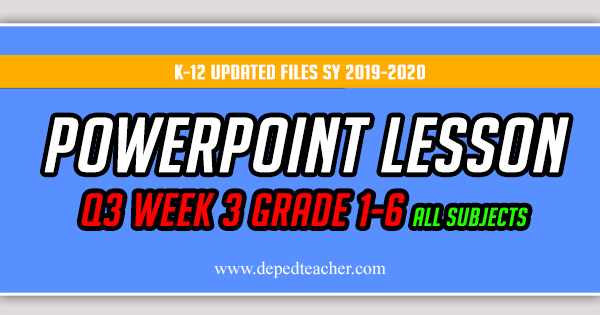 powerpoint presentation grade 5 quarter 3 week 6