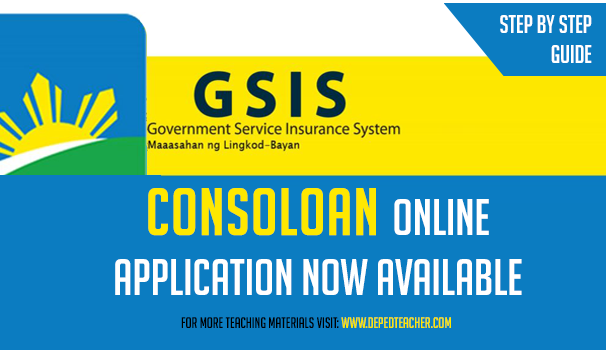 GSIS Consoloan online application now available step by step guide DTC