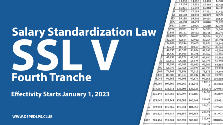 Salary Standardization Law SSL V Fourth Tranche - Starts January 1, 2023