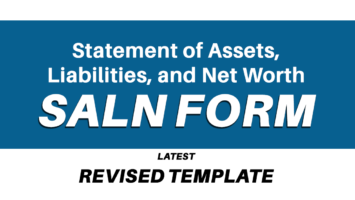 Revised Statement of Assets, Liabilities, and Net Worth (SALN) Philippines Template in Word, Excel Format